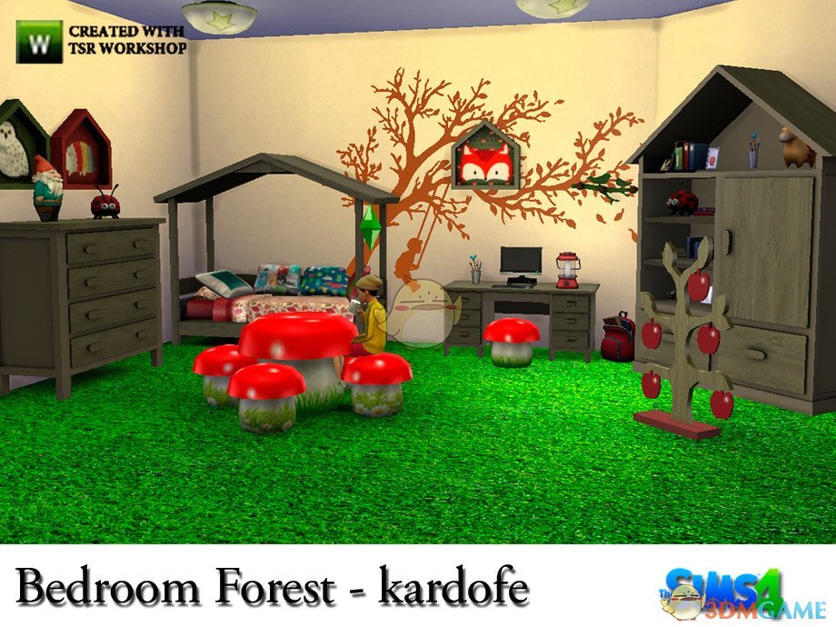 《模拟人生4》卧室森林家具MOD