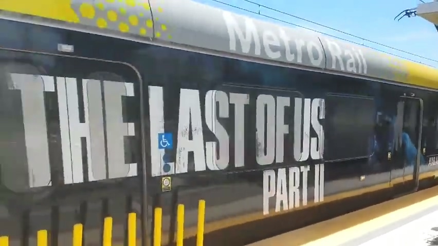 《最后的生还者2》在地铁列车打广告 索尼信心满满