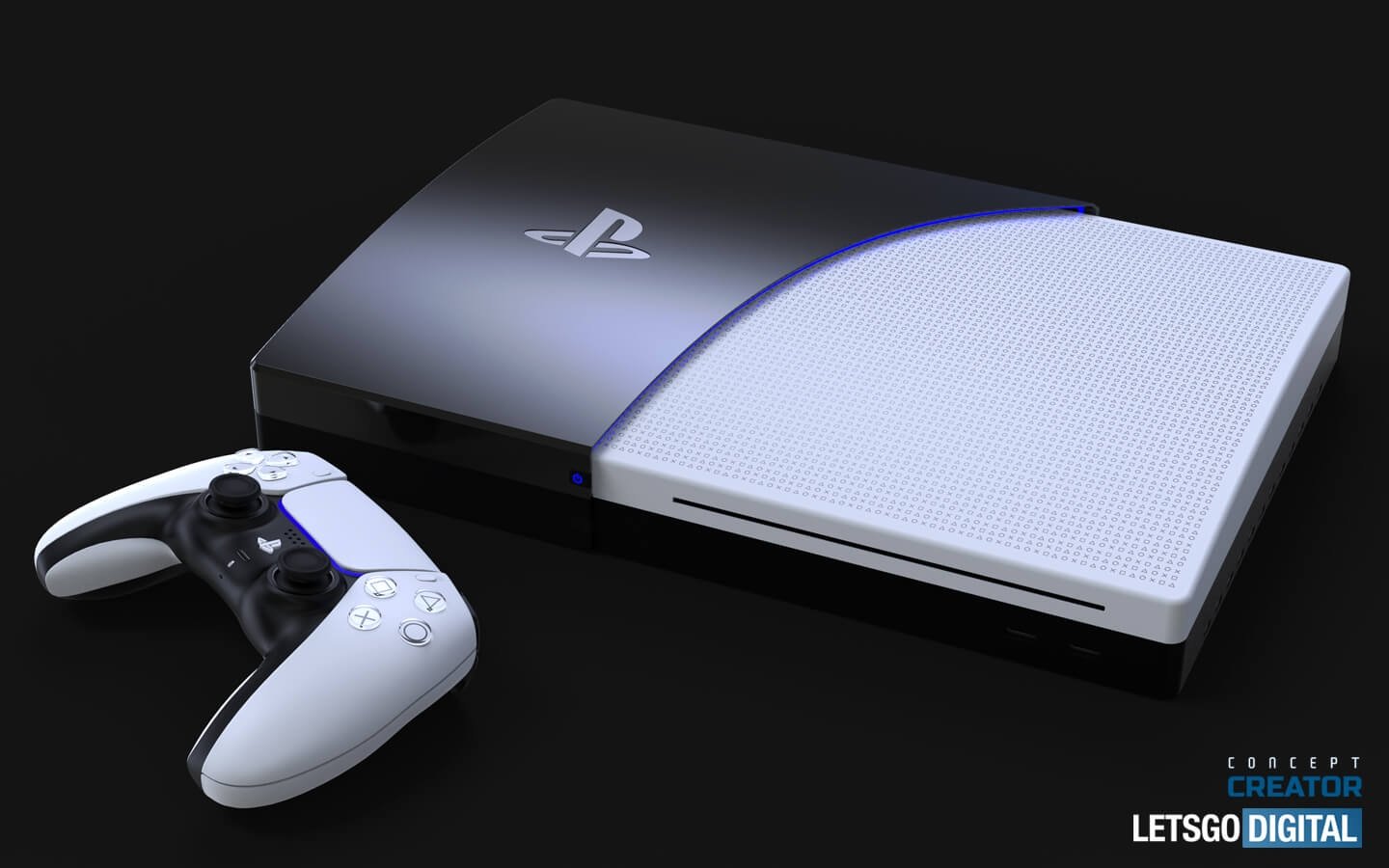 大师设计索尼PS5新渲染图：无深V造型 有PS3内味了