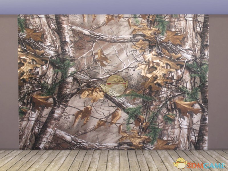 《模拟人生4》枯木风格墙纸MOD