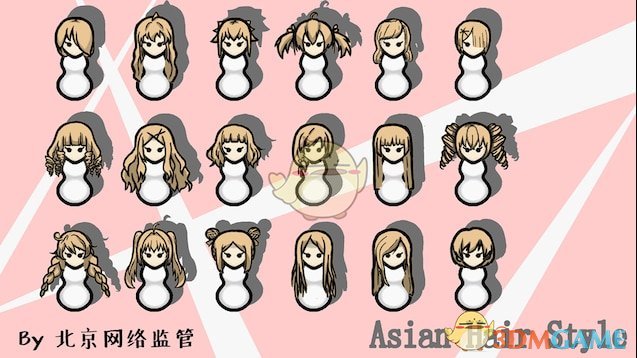 《边缘世界》可爱女性角色发型v1.1 MOD