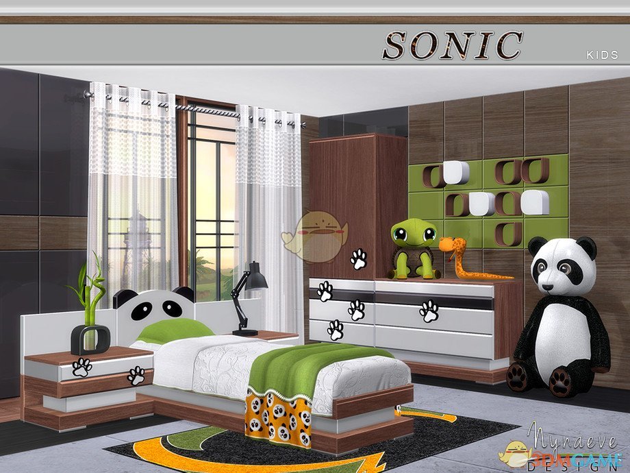 《模拟人生4》可爱熊猫家具MOD