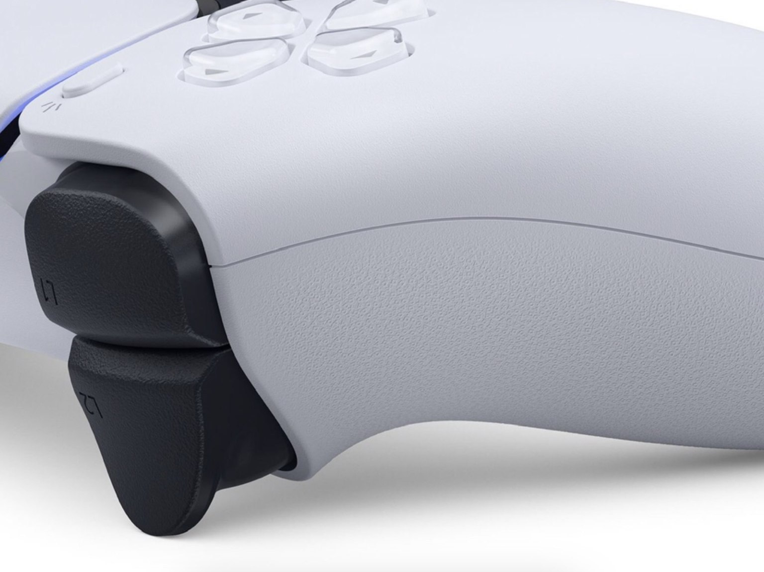 细节狂魔：PS5机身和手柄表面磨砂都是按钮标志