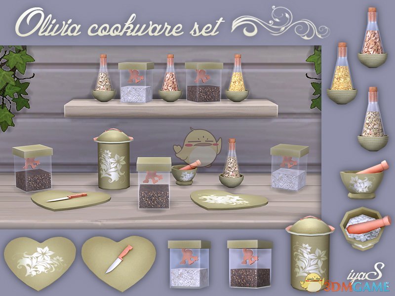 《模拟人生4》简洁厨房套装MOD