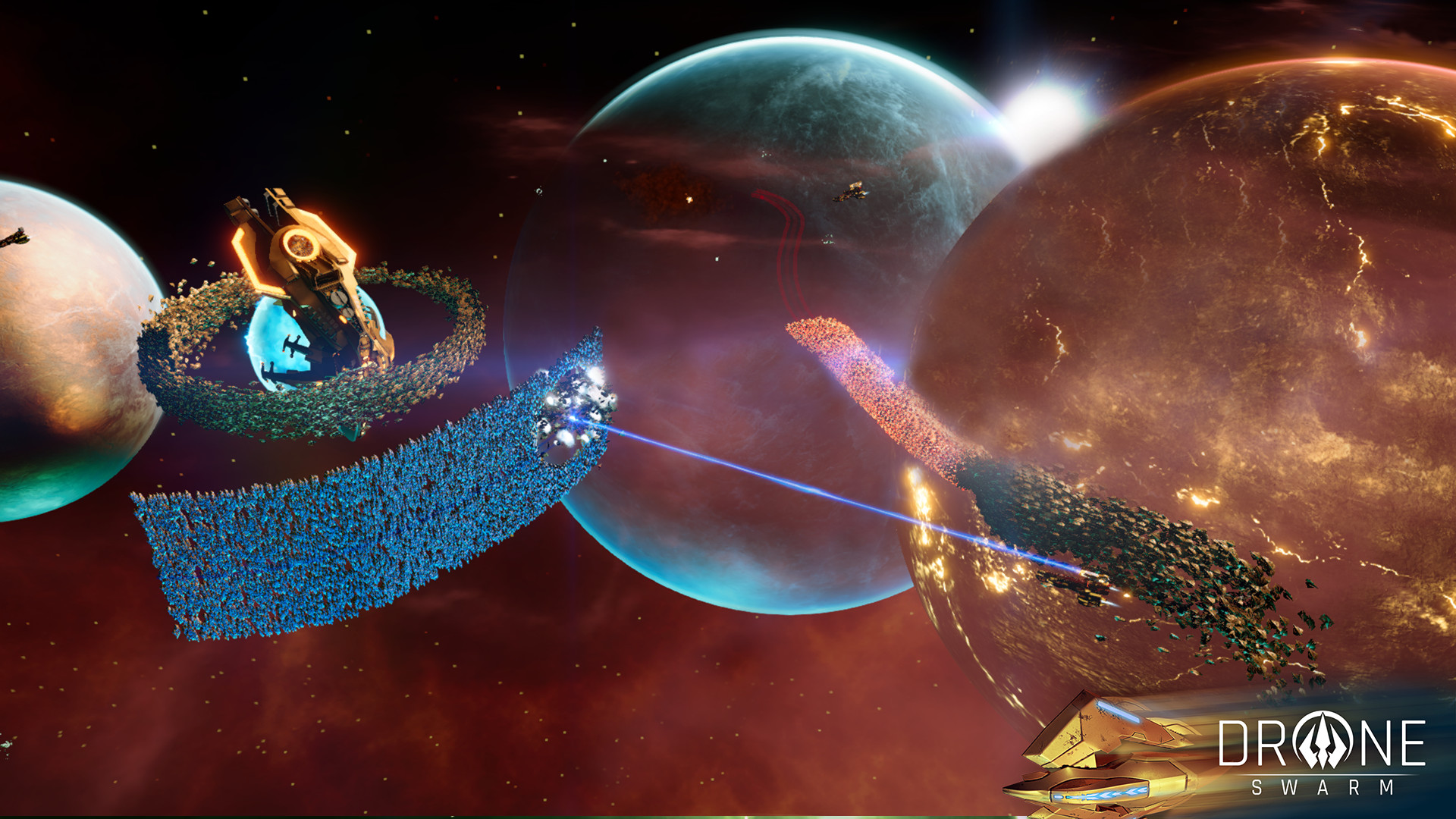 太空策略游戏《雄蜂战机》预告 玩法独特画面精美