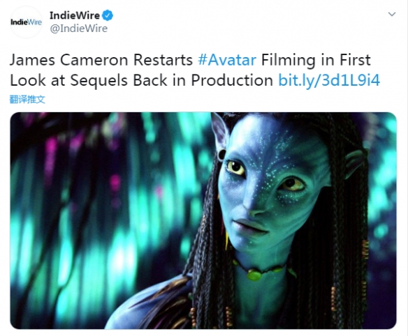《阿但凡达2》正在新西兰复工拍摄 尾日片场照暴光