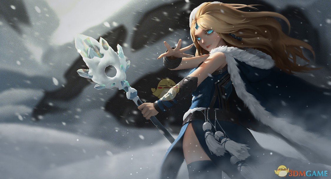 《Wallpaper Engine》Dota2水晶室女精美人物同人动态壁纸