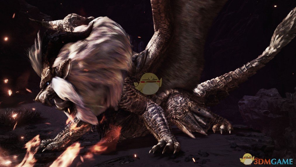 《怪物猎人：世界》白化炎王龙MOD