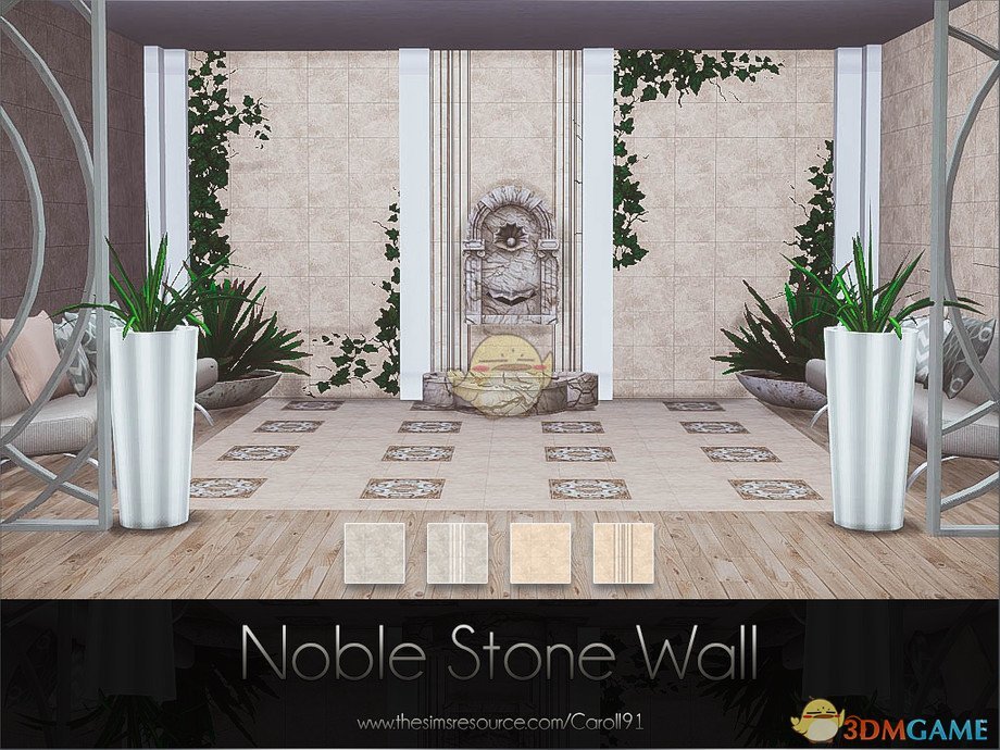 《模拟人生4》贵族风格石墙MOD