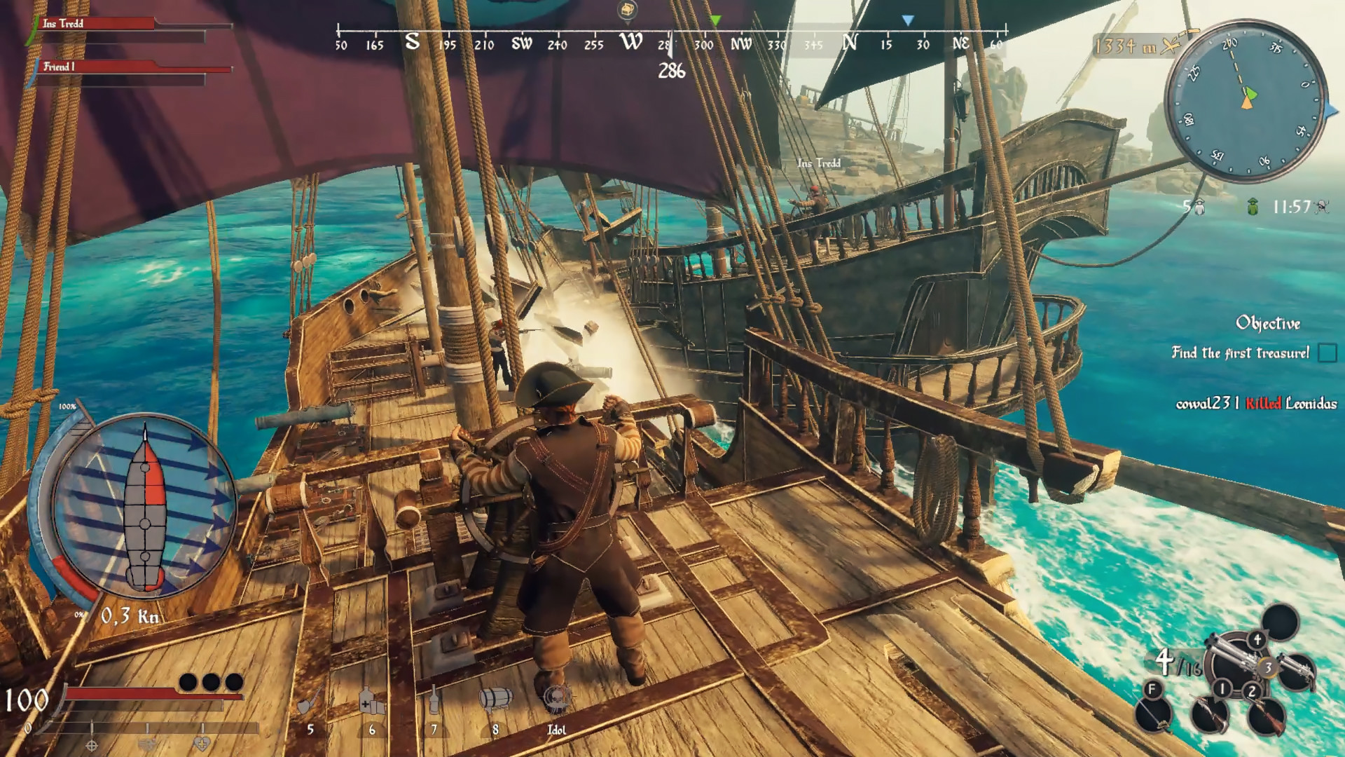 多人海盗游戏《遥不可及：皇家宝藏》第三季度登陆Steam发售