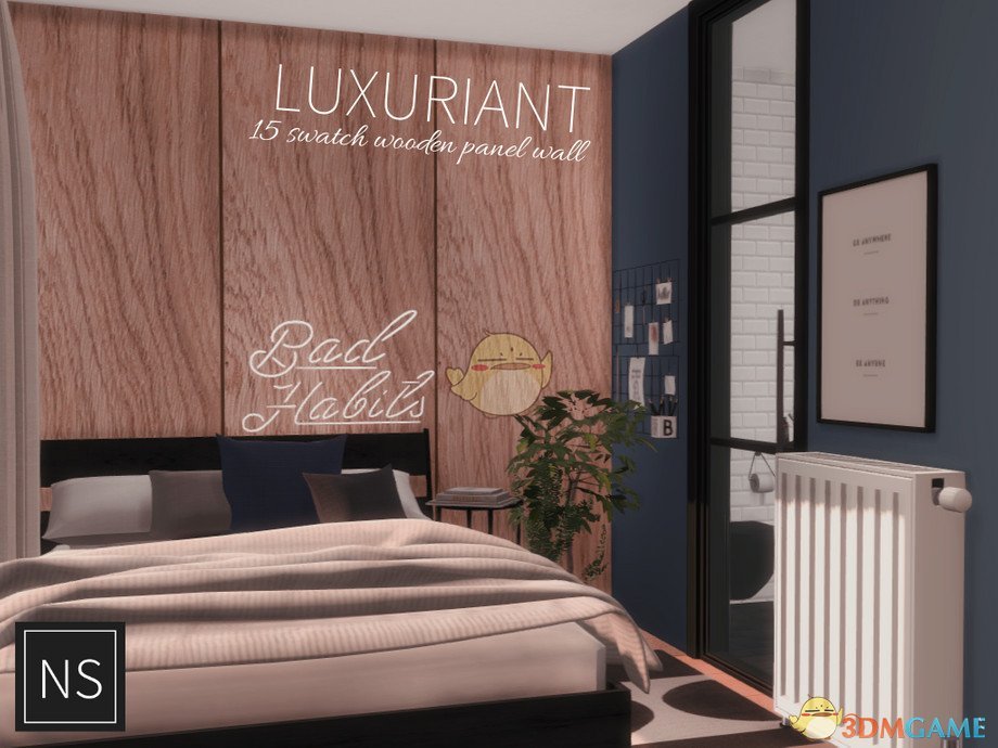 《模拟人生4》多款简洁木质地板MOD