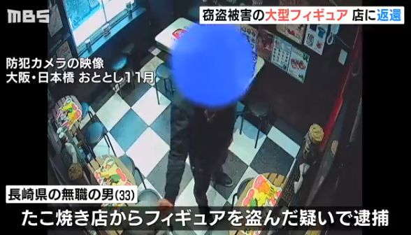 日本一店铺镇店大手办星战风暴士兵被窃 辗转1年半被追回