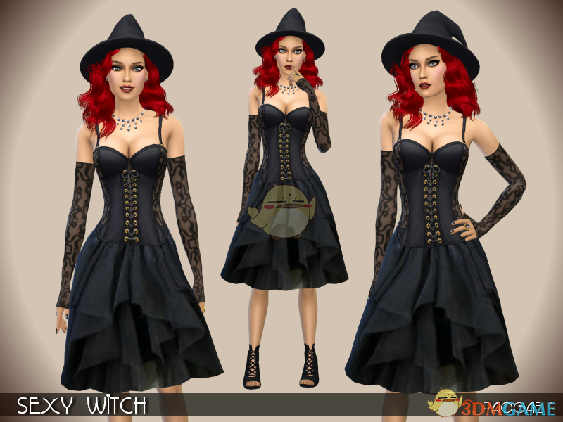 《模拟人生4》魔女风格服装MOD