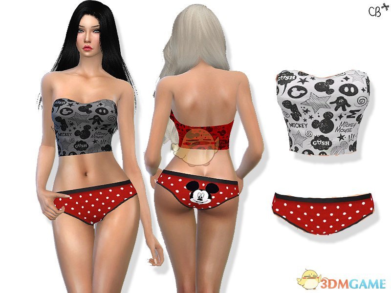 《模拟人生4》米老鼠泳装MOD