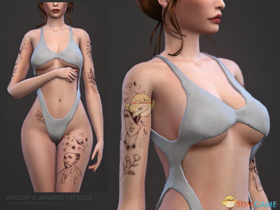 《模拟人生4》艺术家纹身MOD