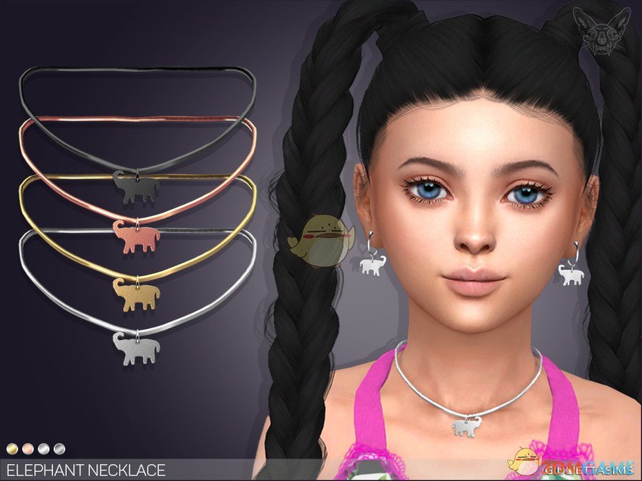 《模拟人生4》女孩大象项链MOD
