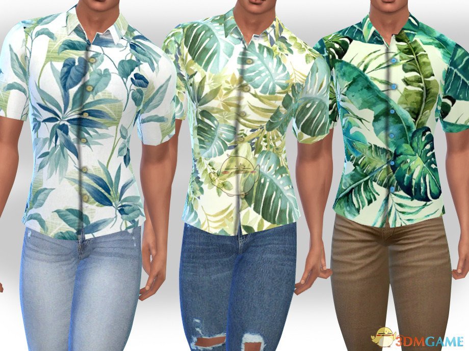 《模拟人生4》男士夏季清凉上衣MOD