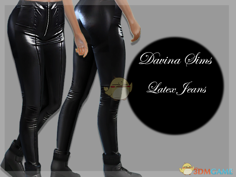 《模拟人生4》乳胶长裤MOD