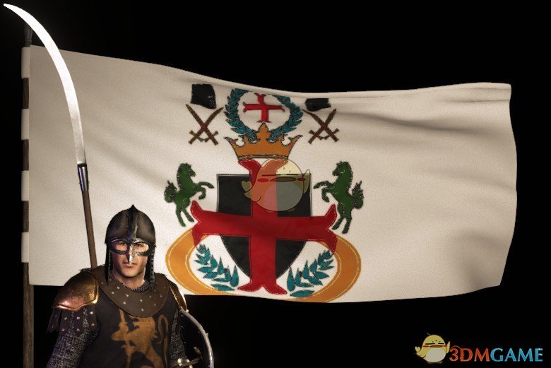 《骑马与砍杀2》圣堂武士旗帜MOD