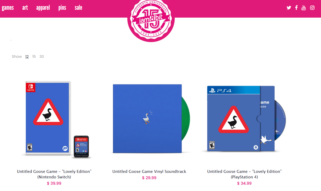 《捣蛋鹅》将推出PS4/NS实体版游戏、黑胶唱片 今年上市