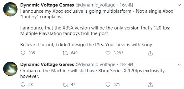 开发商表示《机器遗子》只有XSX版为120FPS