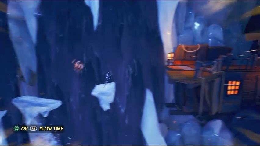 《古惑狼4》7分钟实机演示 展示雪地关和恐龙关内容