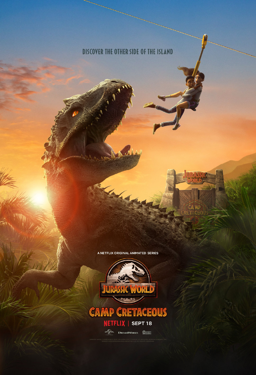 《侏罗纪世界：乌垩冒险营》前导预告释出 9月18日开播