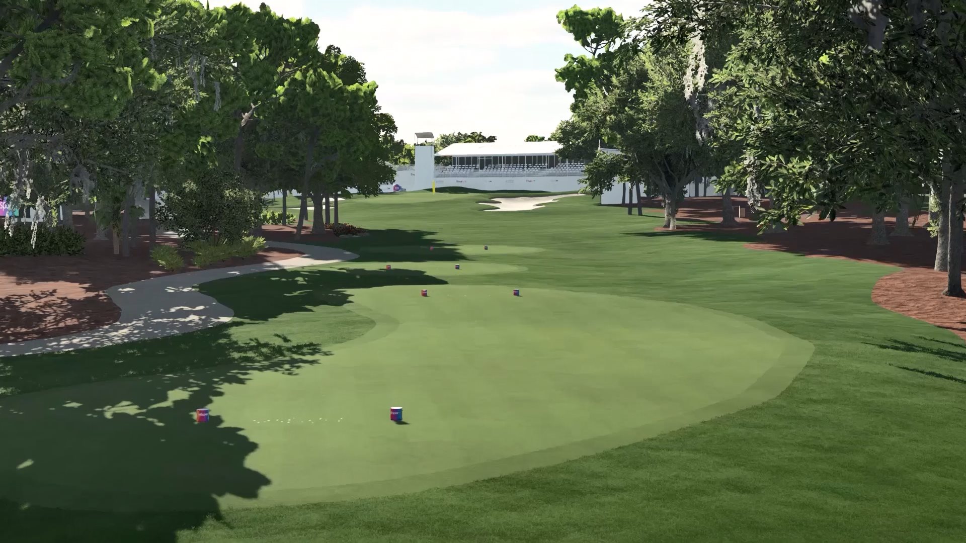 反动性画图手艺让《PGA巡回赛2K21》中的TPC球场十分实实