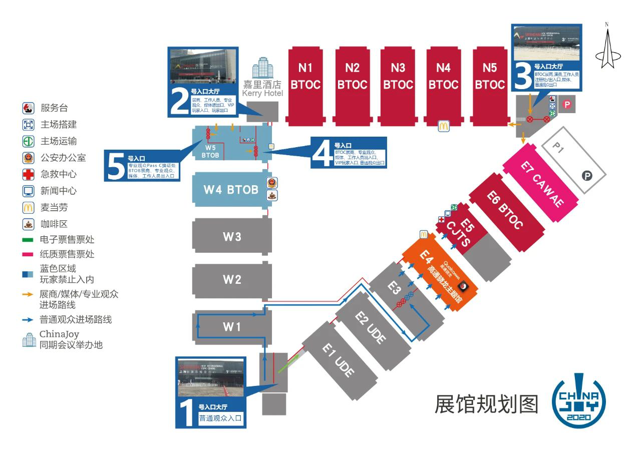 2020ChinaJoy各展馆展位图正式公布 万千精彩先睹为快