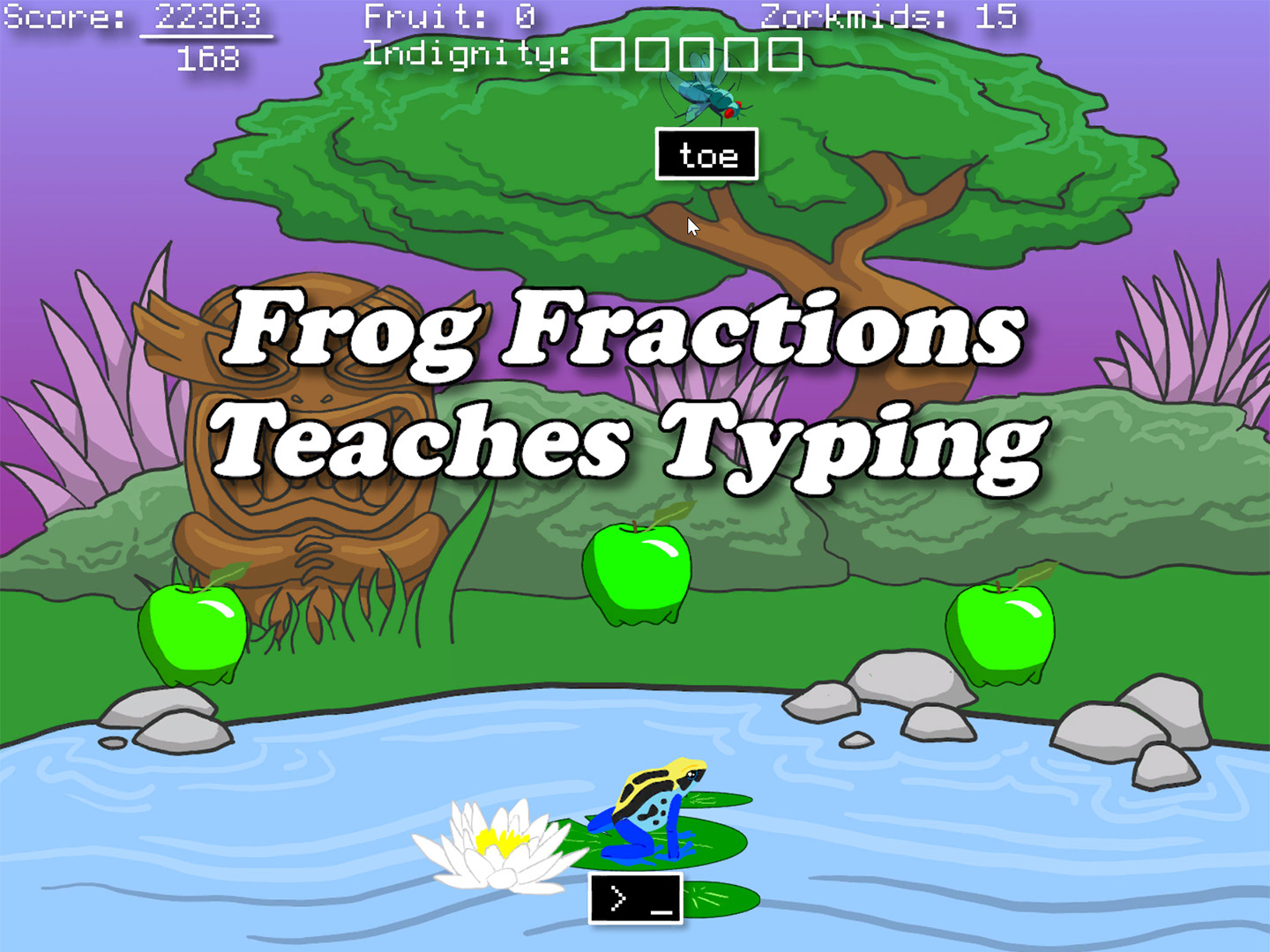 玩家福利来了 经典游戏《青蛙分数》免费上架Steam