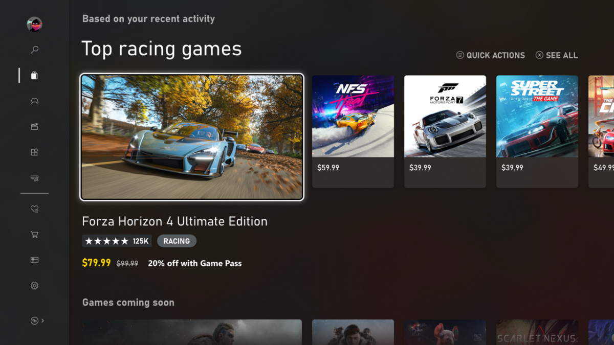 全新Xbox商店正式公开 更快、更简便、更安全