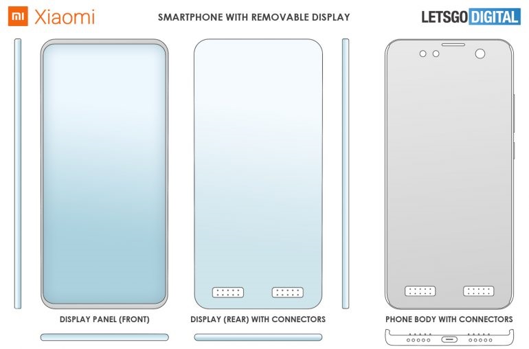 小米全新手机专利脑洞大开：屏幕可拆下 能单独使用