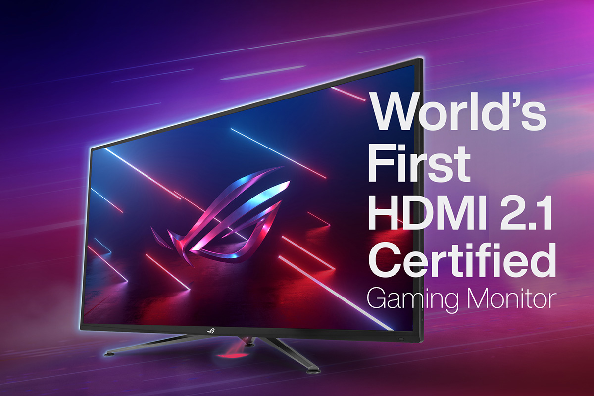 华硕将推出首款HDMI 2.1显示器 支持4K/120帧