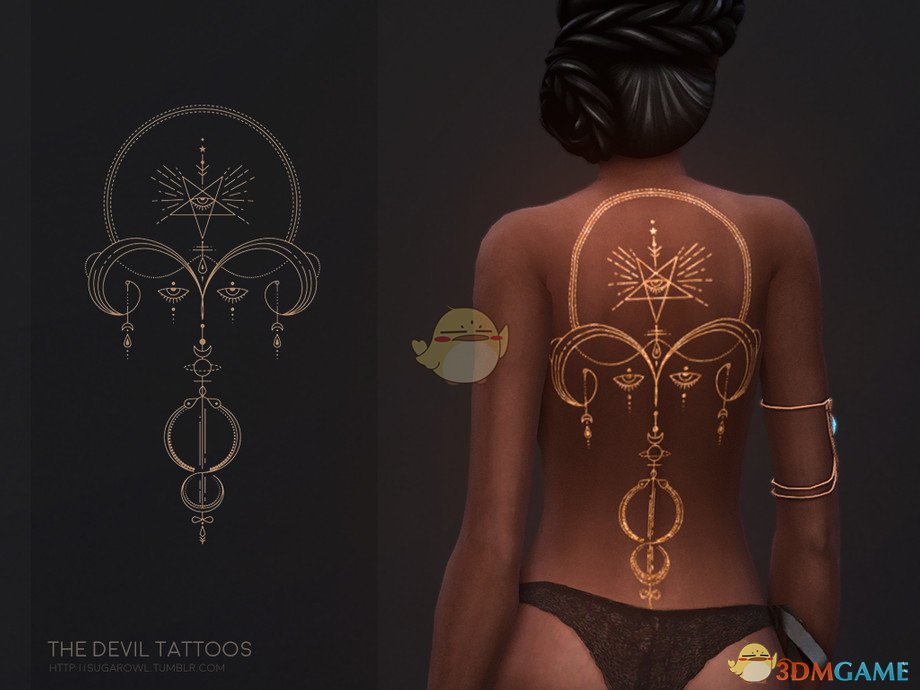 《模拟人生4》古代文明风格纹身MOD