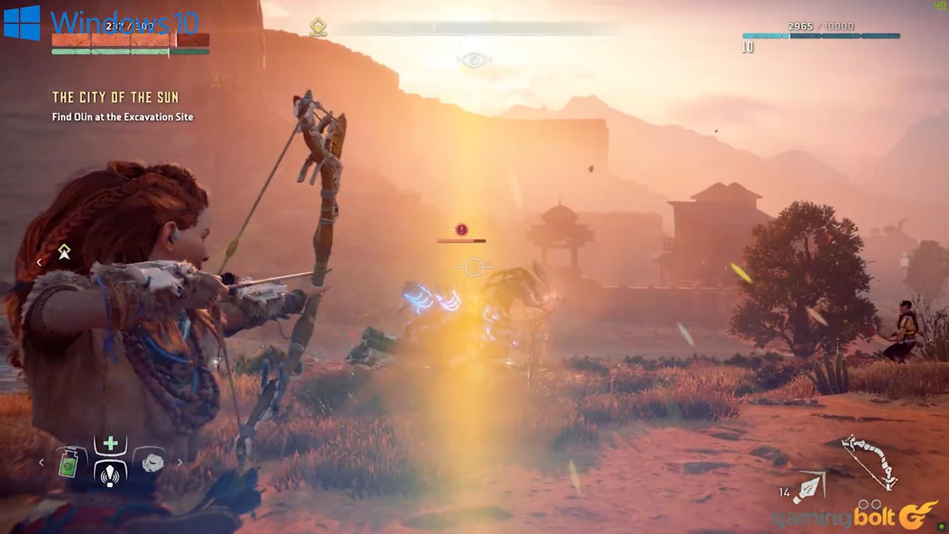 《地平线：黎明时分》PC版与PS4版新对比视频 PC画面美