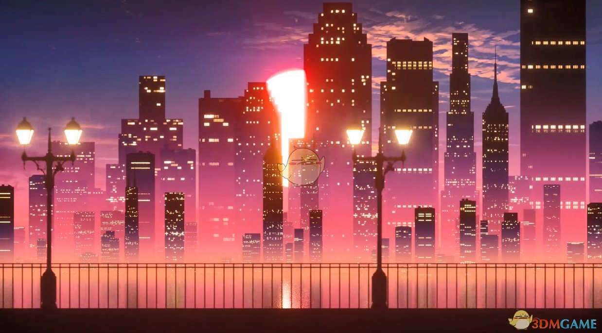 《Wallpaper Engine》穿过夕阳城市动态壁纸