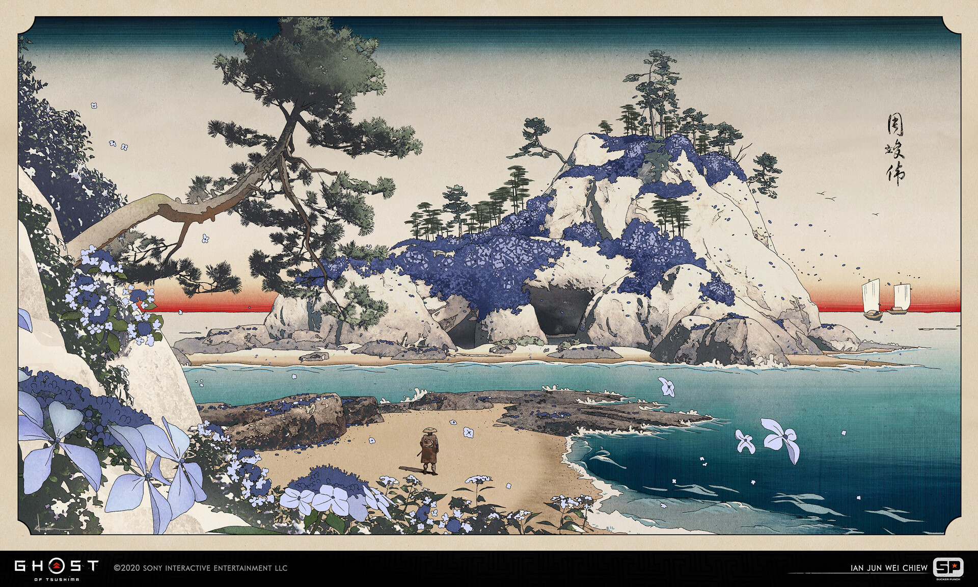 《对马岛之鬼》百余张概念原画赏析 再现古代日本风貌