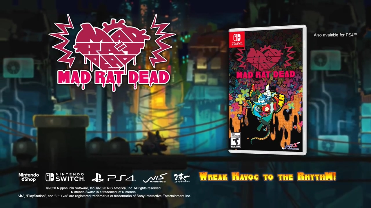 节奏动作游戏《狂鼠之死》最新预告 10月29日发售