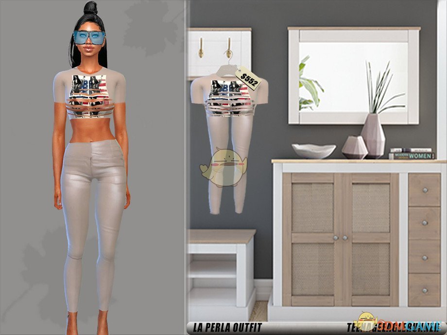 《模拟人生4》女性破洞性感上衣MOD