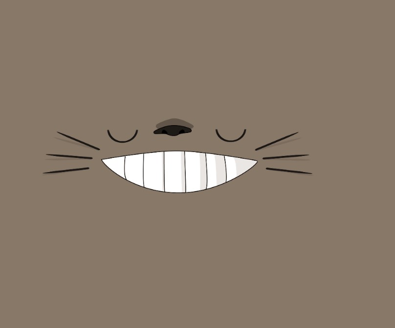 《Wallpaper Engine》鼠标互动龙猫面部表情动态壁纸