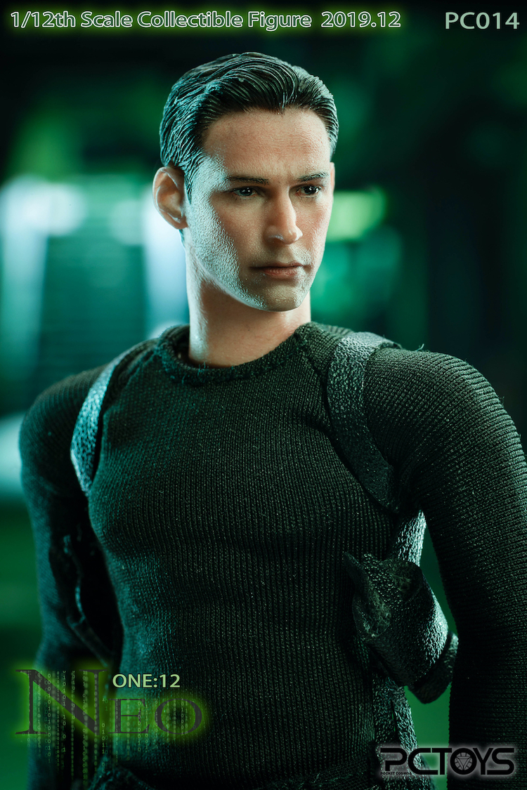 PCTOYS 1/12 黑客杀手 尼欧 兵人 售价438元 完美还原高颜长腿基努