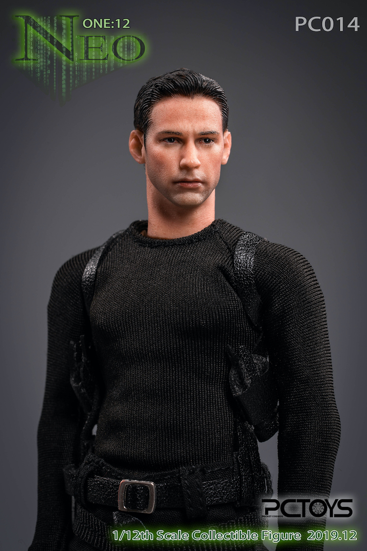 PCTOYS 1/12 黑客杀手 尼欧 兵人 售价438元 完美还原高颜长腿基努