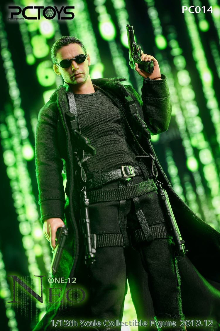 PCTOYS 1/12 黑客杀手 尼欧 兵人 售价438元 完美还原高颜长腿基努
