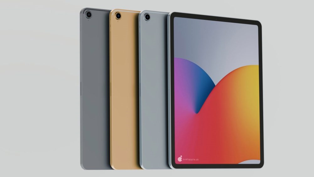 iPadAir4 360度衬着图暴光 窄边框+FaceID颜值下
