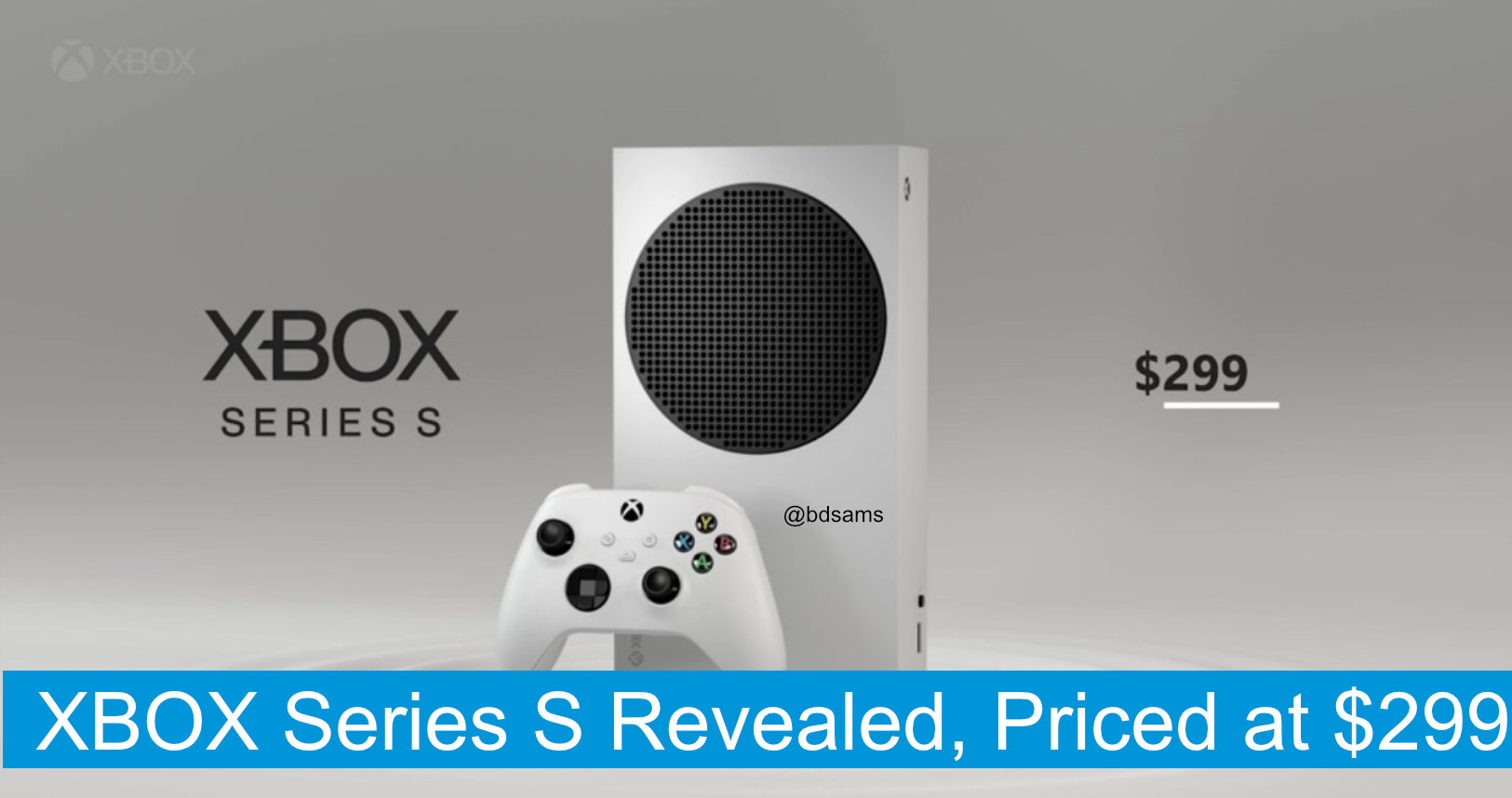 疑似Xbox Series S外观设计曝光 售价299美元无光驱
