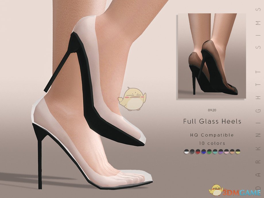 《模拟人生4》女性透明高跟鞋MOD