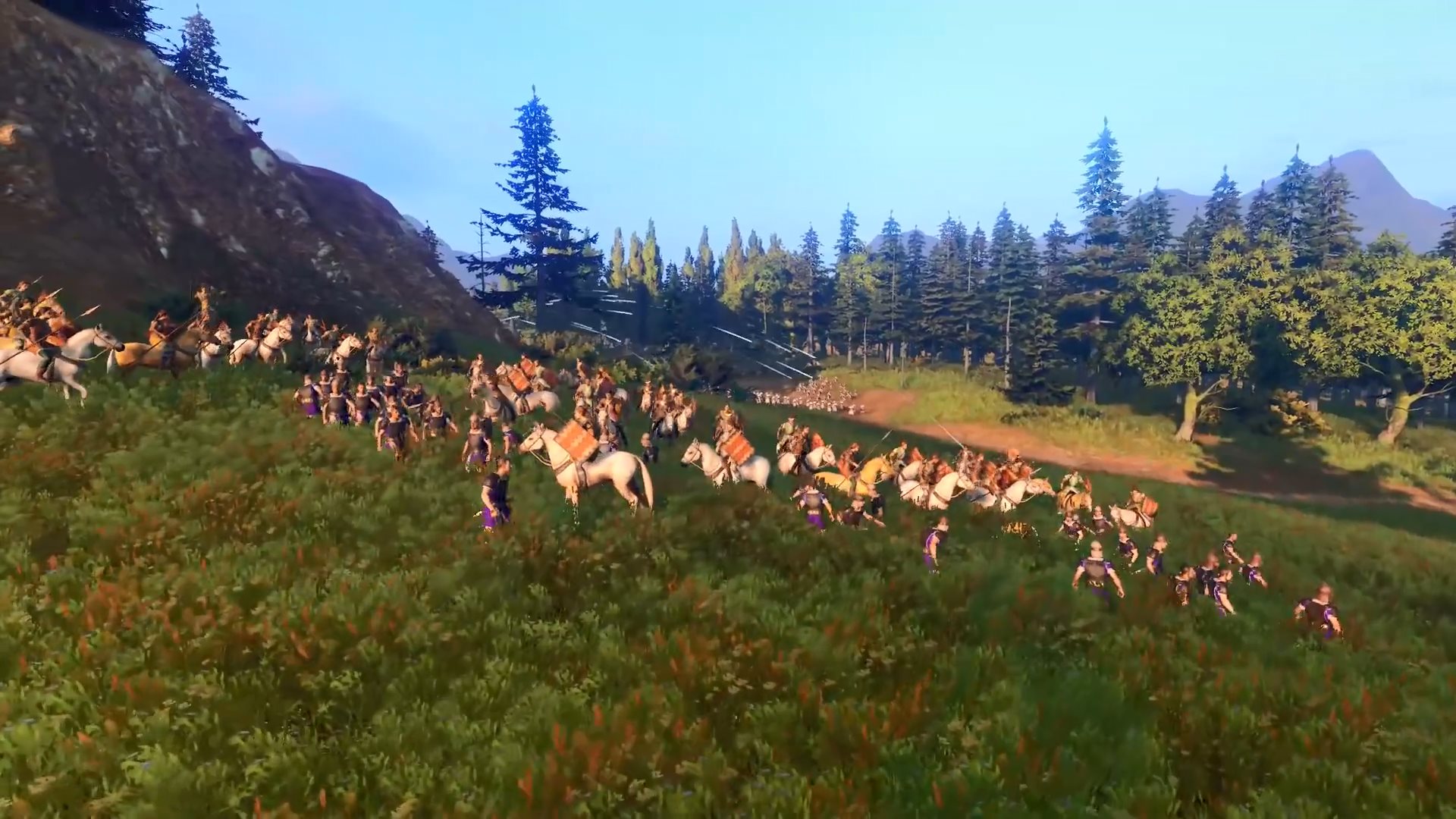 《全面战争传奇：特洛伊》亚马逊DLC演示 女兵方阵亮相