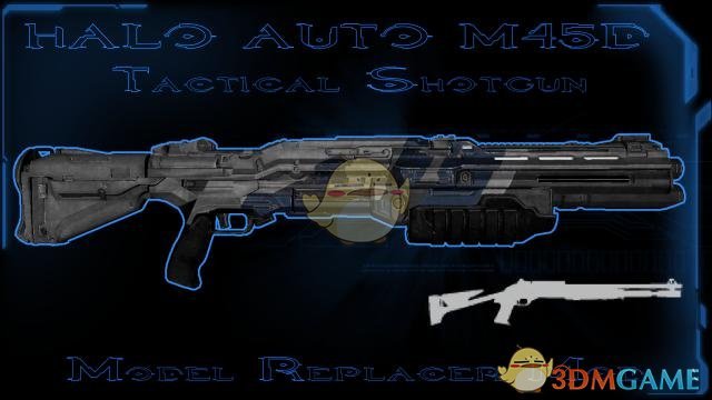 《求生之路2》光环M45D自动霰弹枪MOD