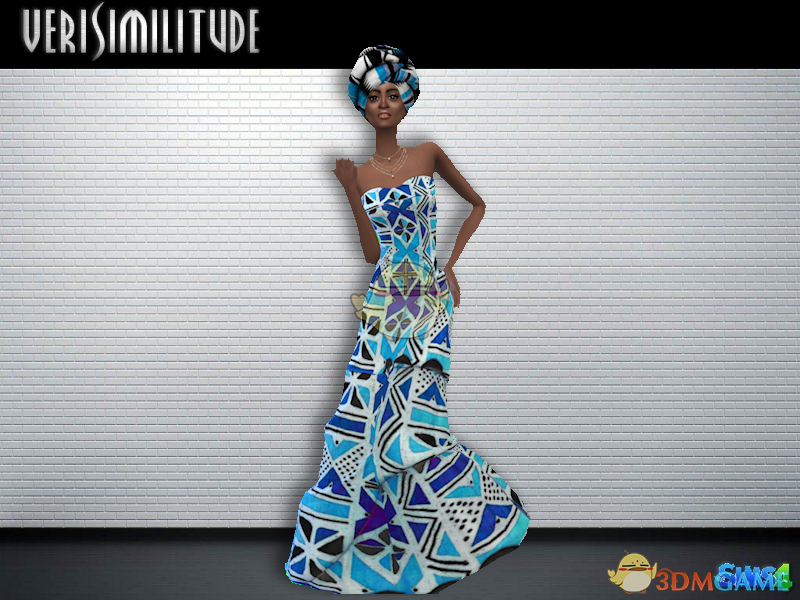 《模拟人生4》非洲风格婚纱MOD