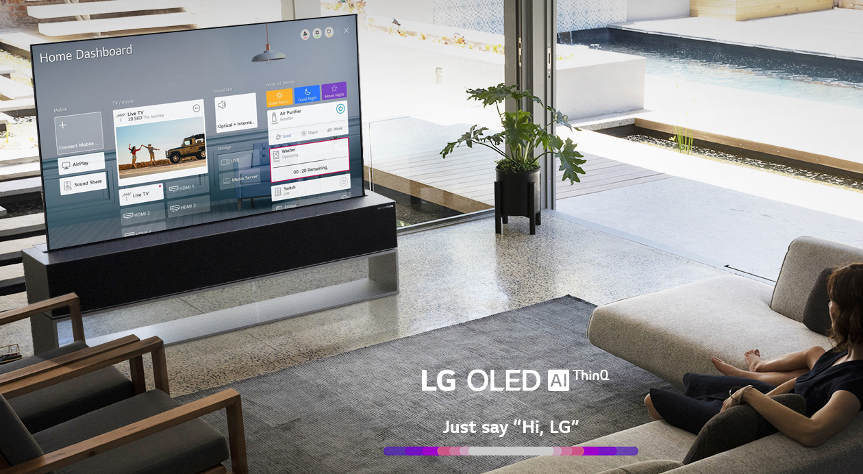 1亿韩元 LG 65寸4K OLED弯曲电视预定：1ms 响应